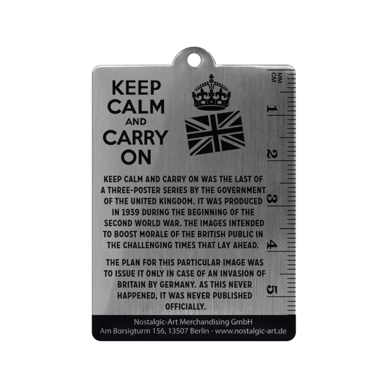 Nglering "Keep Calm and Carry On" - Nostalgic Art