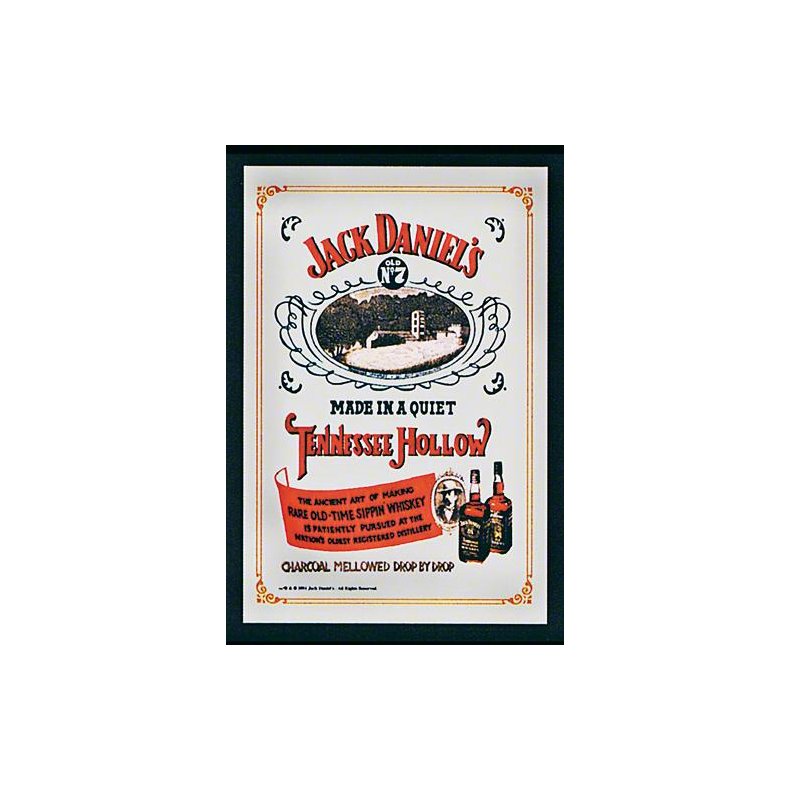 Spejl "Jack Daniels Tennessee Hollow" - Nostalgic Art