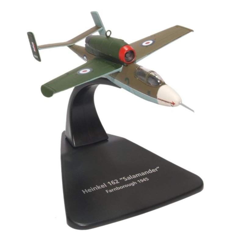 Heinkel He162 "Salamander" - Air Min 61 W.120072 RAF Farnborough 1945 - 1:72 - Oxford Diecast