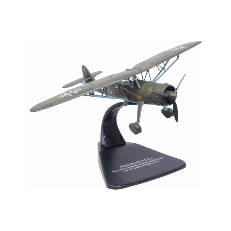 Henschel HS126 H.Gaub/G.Schroder A.F.U. Recon.Grp. Poland 1939 - 1:72 - Oxford Diecast
