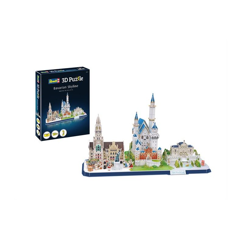 3D puzzle Bavarian Skyline - Revell