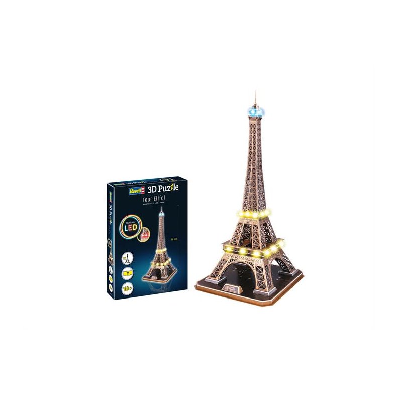 3D puzzle The Eiffel Tower - LED Edition - Revell