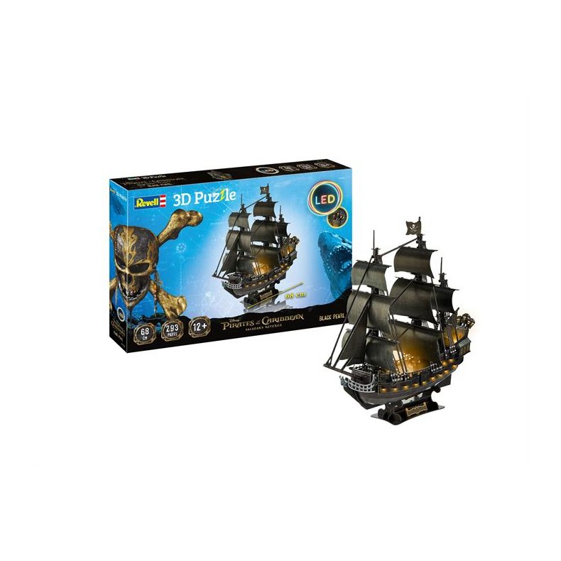 3D puzzle Black Pearl - LED Edition - Revell