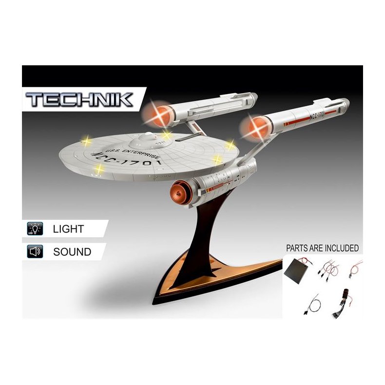 U.S.S. Enterprise NCC-1701 (Star Trek: The Original Series) - Technik - 1:600 - Revell