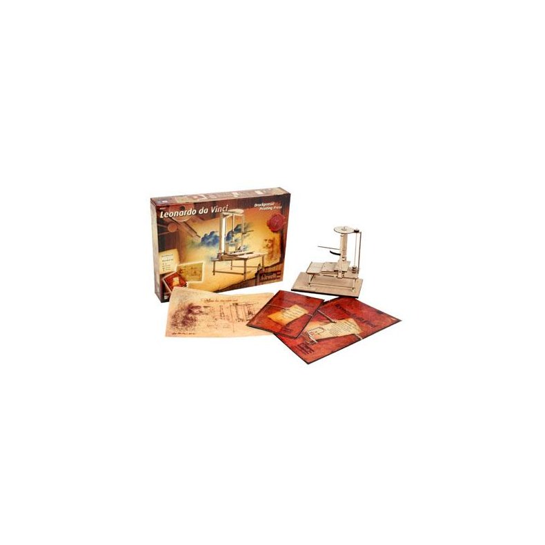 Leonardo da Vinci - Printing Press (trbyggest) - 1:12 - Revell (Udsolgt fra fabrik)