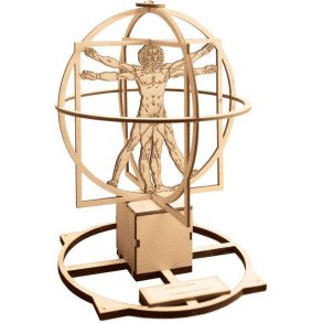 Leonardo da Vinci - Vitruv Man (trbyggest) -  Limited Edition - 1:100 - Revell (Udsolgt fra fabrik)