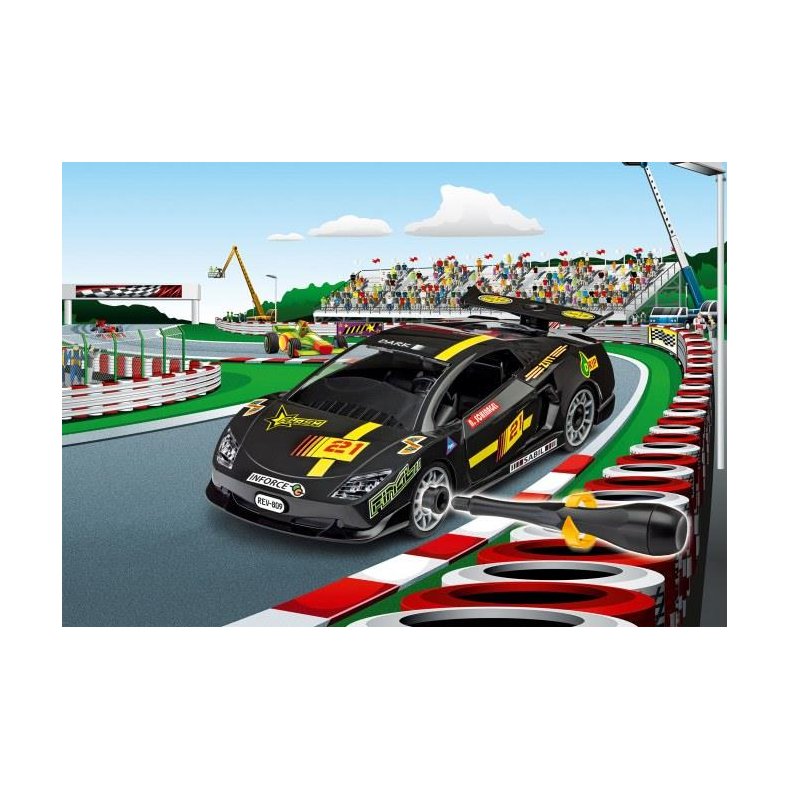 Racing Car, black - 1:20 - Junior Kit - Revell