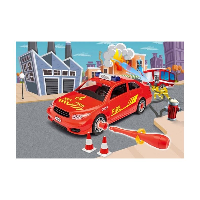 Fire chief car - 1:20 - Junior Kit - Revell