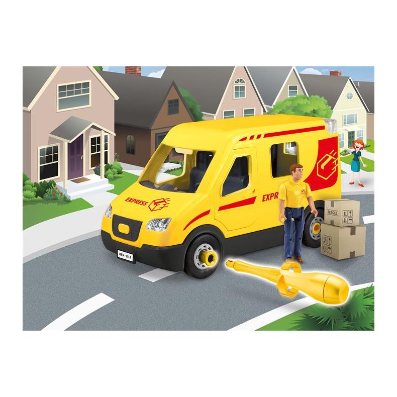 Delivery Truck with figure - 1:20 - Junior Kit - Revell