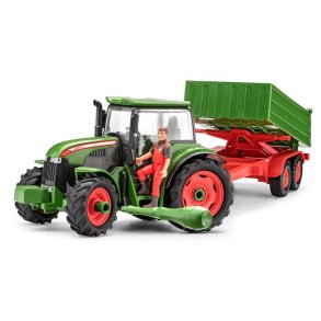 Tractor & Trailer with Figure - 1:20 - Junior Kit - Revell