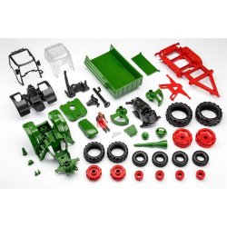 Tractor &amp; Trailer with Figure - 1:20 - Junior Kit - Revell