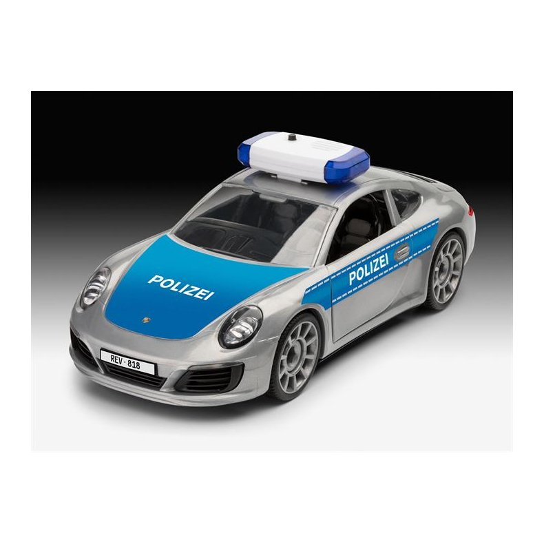 Porsche 911 Police - "Light &amp; Sound" - 1:20 - Junior Kit - Revell
