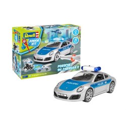 Porsche 911 Police - "Light &amp; Sound" - 1:20 - Junior Kit - Revell