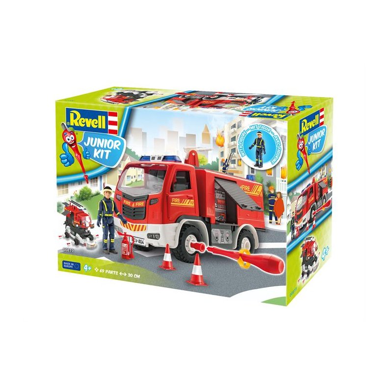 Fire Truck with figure - 1:20 - Junior Kit - Revell