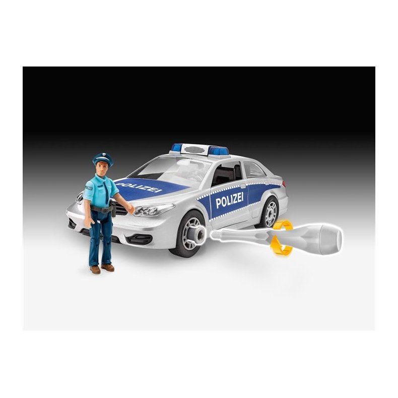 Police Car with figure  - 1:20 - Junior Kit - Revell