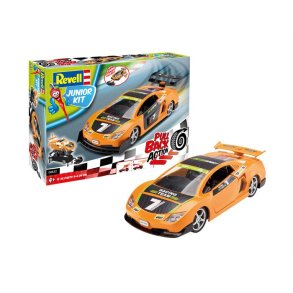 Pull Back Racing Car, orange - 1:20 - Junior Kit - Revell