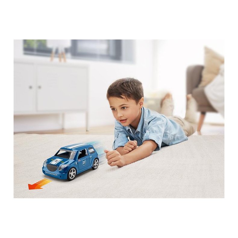 Pull Back Rallye Car, blue - 1:20 - Junior Kit - Revell