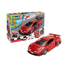 Pull Back Racing Car, red - 1:20 - Junior Kit - Revell