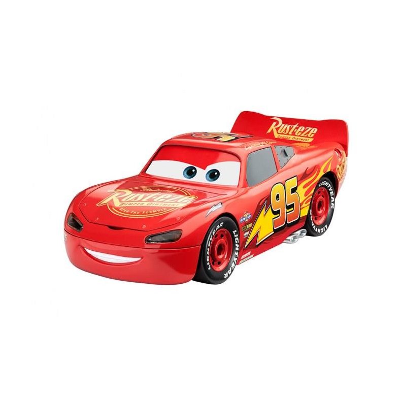 Cars 3: Lightning McQueen m/lys &amp; lyd - 1:20 - Junior Kit - Revell
