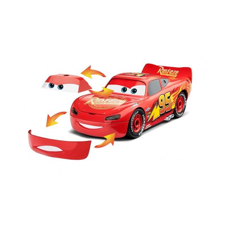 Cars 3: Lightning McQueen m/lys &amp; lyd - 1:20 - Junior Kit - Revell