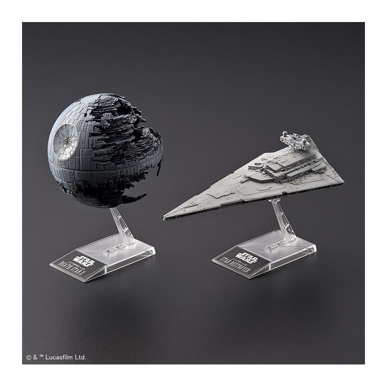 STAR WARS Death Star II + Imperial Star Destroyer - 1:2700000/1:14500 - Revell/BANDAI