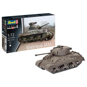Sherman M4A1 - 1:72 - Revell