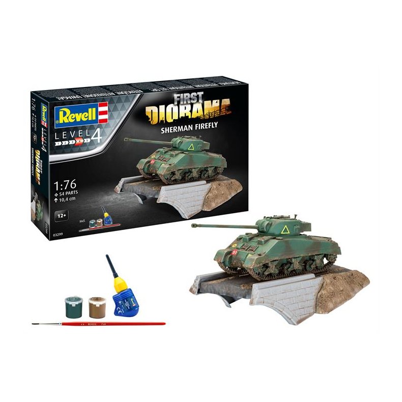 First Diorama Set - Sherman Firefly - 1:76 - Revell