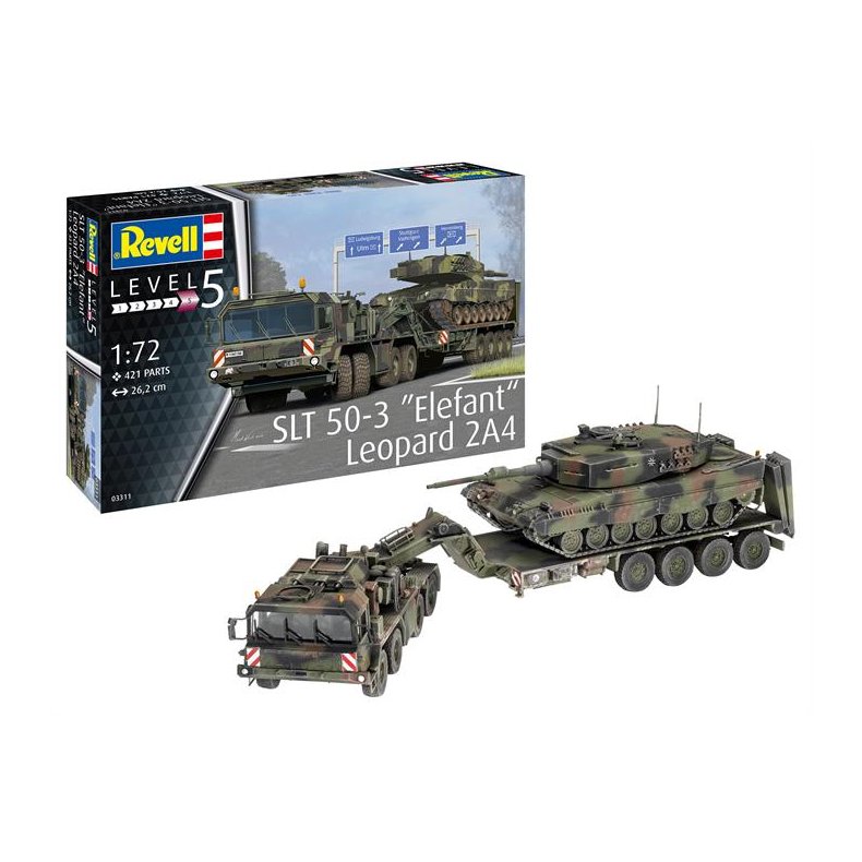 SLT 50-3 "Elefant" + Leopard 2A4 - 1:72 - Revell
