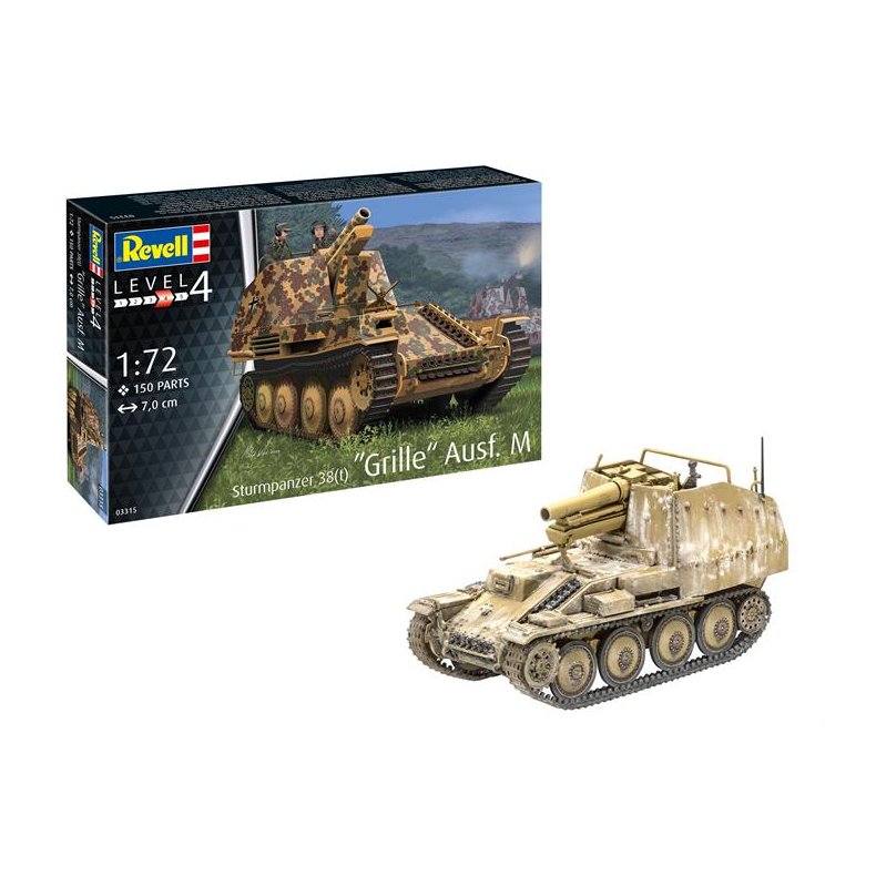 Sturmpanzer 38(t) Grille Ausf. M - 1:72 - Revell
