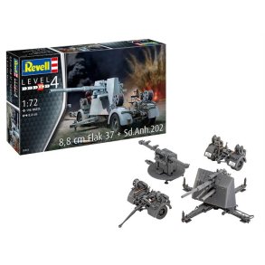 8,8 cm Flak 37 + Sd.Anh.202 - 1:72 - Revell