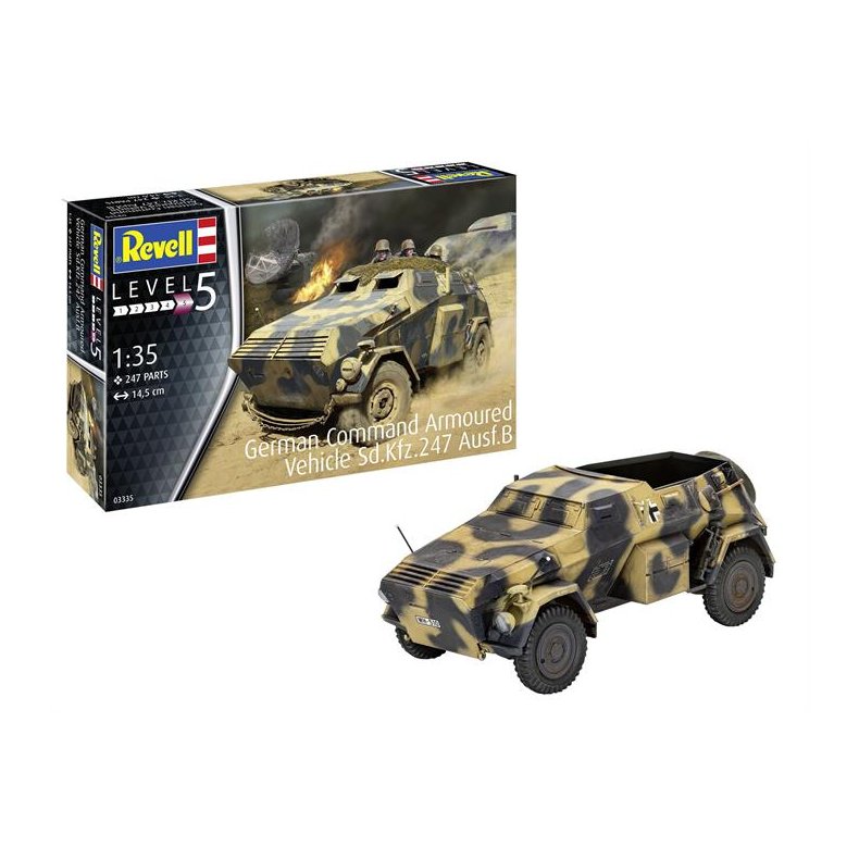German Command Armoured Vehicle Sd.Kfz.247 Ausf.B - 1:35 - Revell