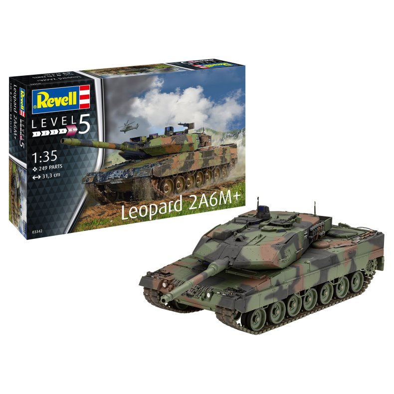 Leopard 2 A6M+ - 1:35 - Revell