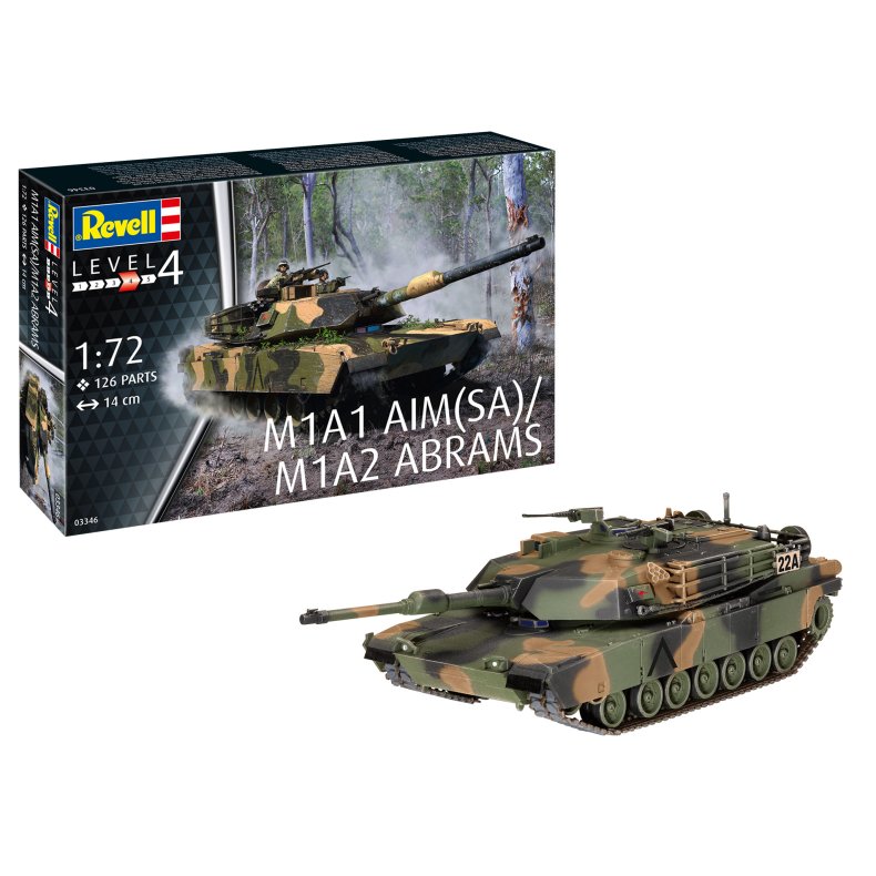 M1A1 AIM(SA)/ M1A2 Abrams - 1:72 - Revell