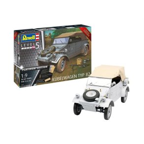 Kübelwagen Typ 82 (Platinum Edition - superdetaljeret model med fototsede metaldele) - LIMITED EDITION - 1:9 - Revell