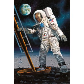 Apollo 11 Astronaut on the Moon (50th Anniversary Moon Landing 1969-2019) - 1:8 - Revell
