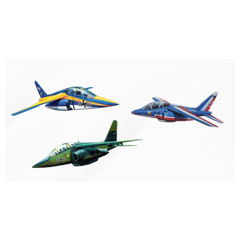 50th Anniversary Alpha Jet (3 stk. Alpha Jet) - 1:144 - Revell