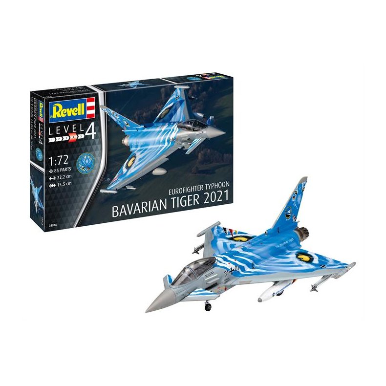 Eurofighter Typhoon "The Bavarian Tiger 2021" - 1:72 - Revell