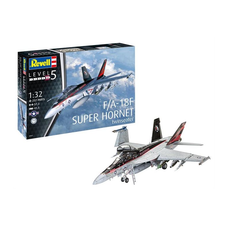 F/A-18F Super Hornet twinseater - 1:32 - Revell