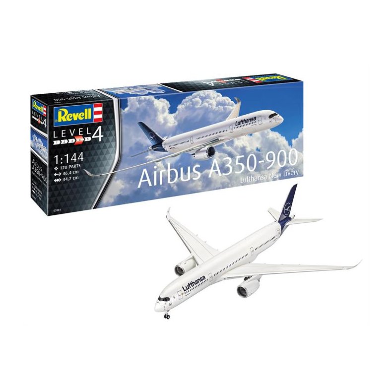 Airbus A350-900 Lufthansa New Livery - 1:144 - Revell