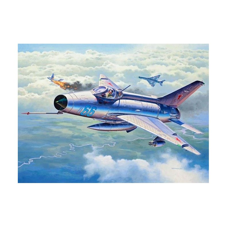 MiG-21 F-13 Fishbed C - 1:72 - Model-Set - Revell