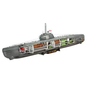 German Submarine Typ XXI (with interior)  - 1:144 - Revell