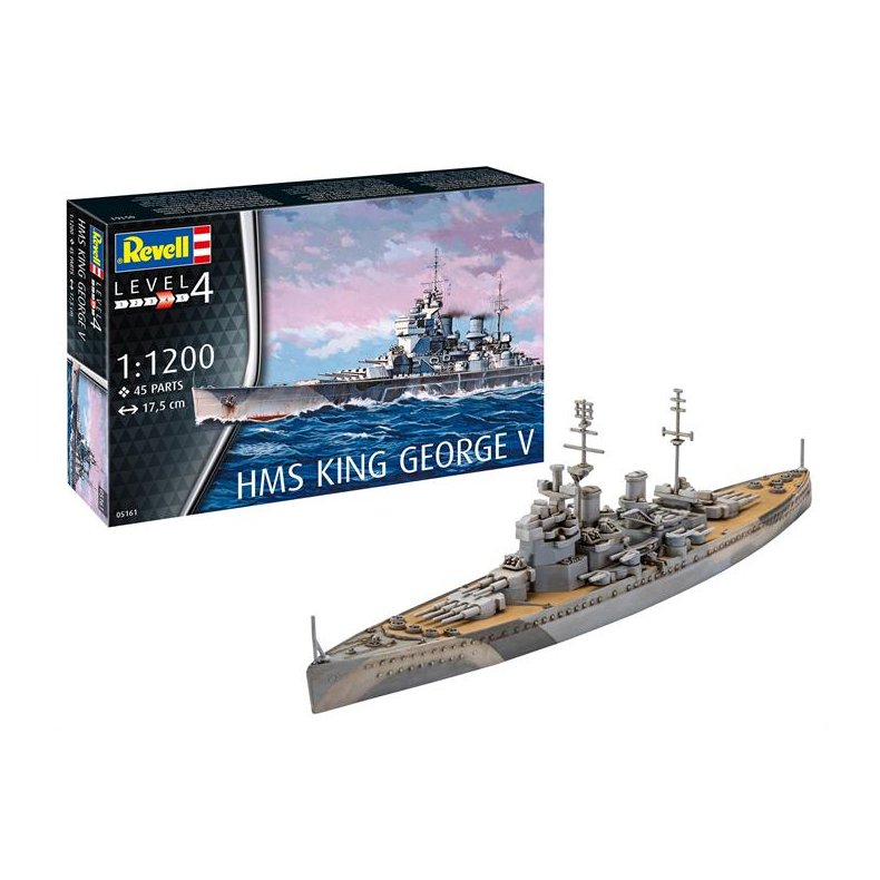 HMS King George V - 1:1200 - Revell