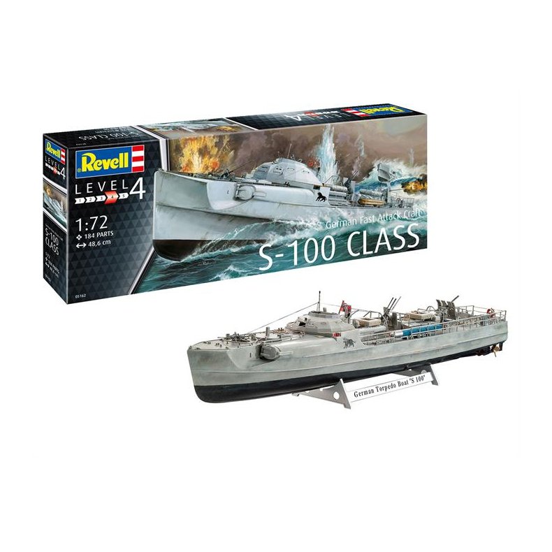 German Fast Attack Craft S-100 - 1:72 - Revell