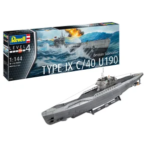 German Submarine Type IX C-40 U190 - 1:144 - Revell