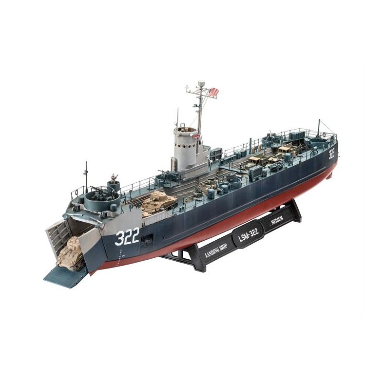 US Navy Landing Ship Medium - 1:144 - Revell