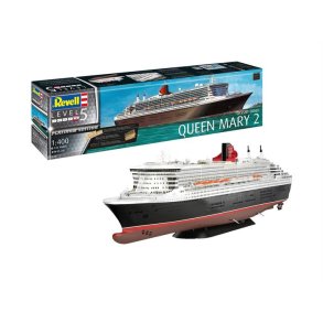 Queen Mary 2 (superdetaljeret model med fototsede metaldele) - LIMITED EDITION - 1:400 - Revell
