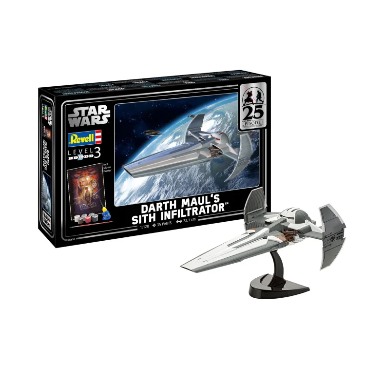 Gift-Set: STAR WARS Darth Maul's Sith Infiltrator - 1:120 - Revell