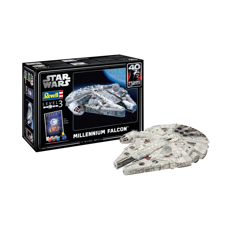 Gift-Set: STAR WARS Millennium Falcon - 1:72 - Revell