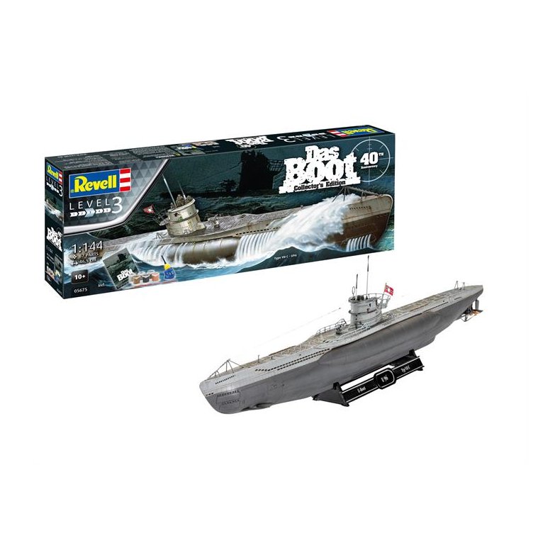 Gift-Set: Das Boot Collector's Edition - 40th Anniversary - 1:144 - Revell