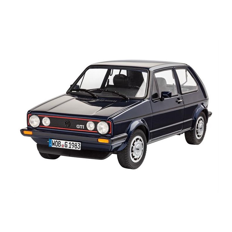 Gift-Set "35 Years VW Golf 1 GTI Pirelli" (Inkl. DK/S nummerplader) - 1:24 - Revell